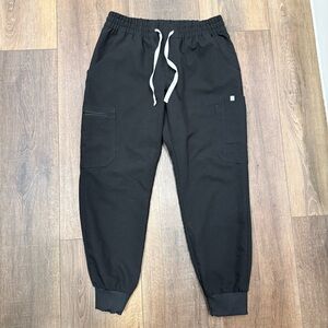 Figs Technical Collection Women's Black Scrub Pants